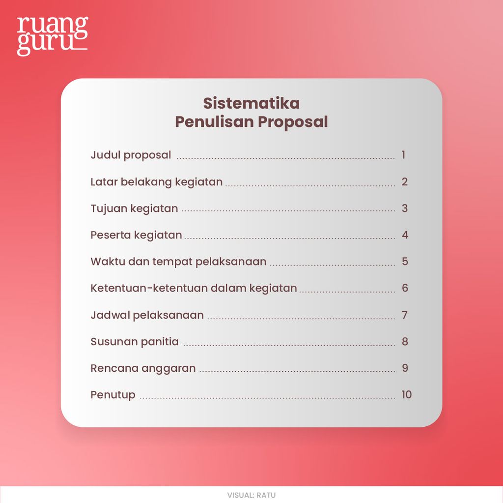 Cara Membuat Proposal Kegiatan & Contohnya | Bahasa Indonesia Kelas 11